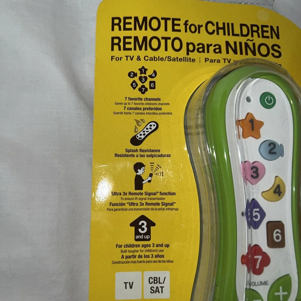 Sony RM-KZ1 Universal Kids TV Remote Control (Green) Clicker Child
